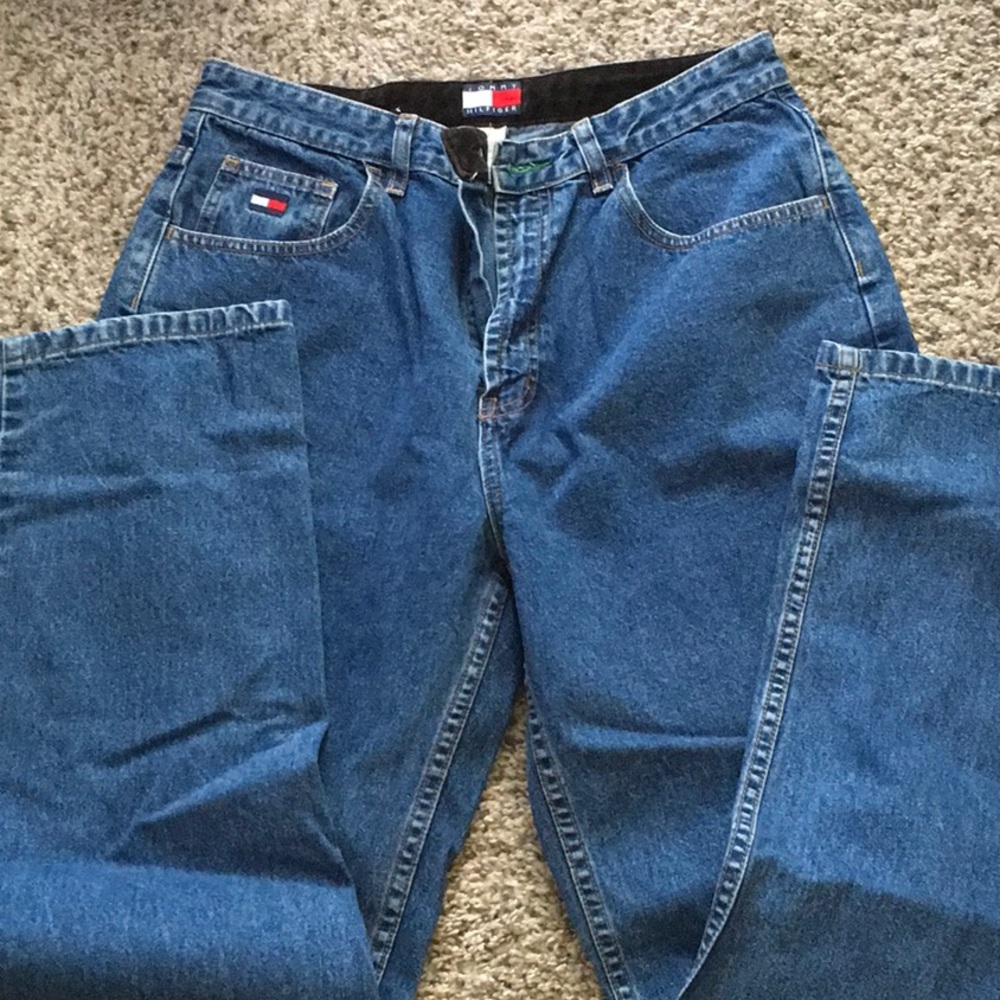 Y2K Tommy Hilfiger Baggy Jeans B-1